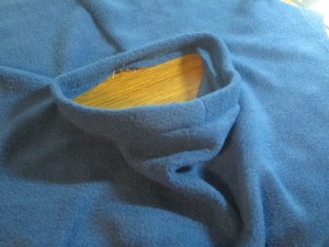 babywearing jacket sewing step 8