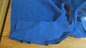 babywearing jacket sewing step 9