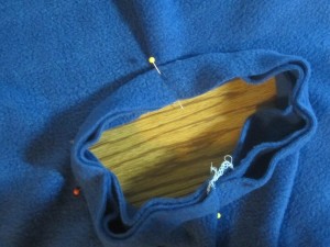 babywearing jacket sewing step 7