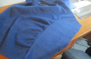 babywearing jacket sewing step 10